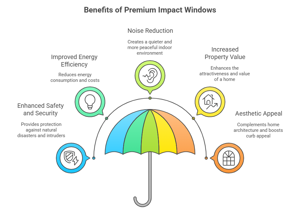 5 Reasons to Upgrade to Our Premium Impact Windows - Infographic