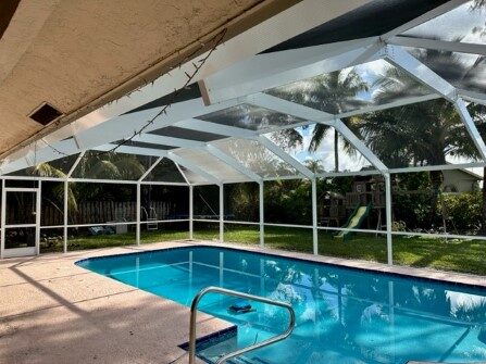 pool enclosure roof panels