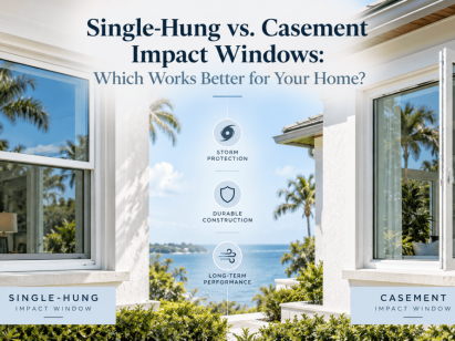 Single-Hung vs. Casement Impact Windows