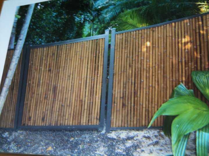 bamboo gate fence