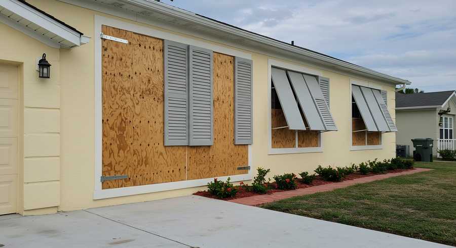 impact shutter windows in a house