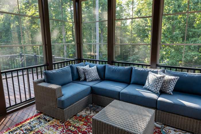 Screened Porch with Doors