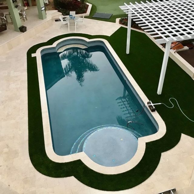 Aluminum roofing swimming pool